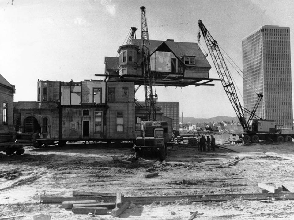 Bunker Hill Redevelopment in LA, circa 1969, Courtesy of LA Conservancy 1